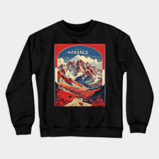 Midi Pyrenees France Vintage Poster Tourism Crewneck Sweatshirt